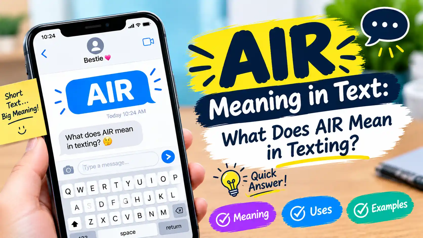 AIR Meaning in Text