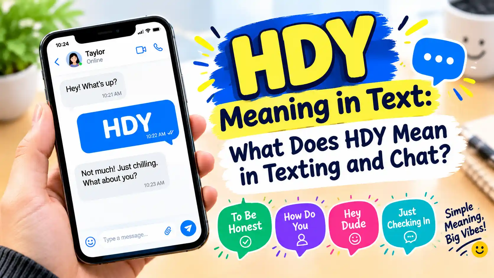 HDY Meaning in Text