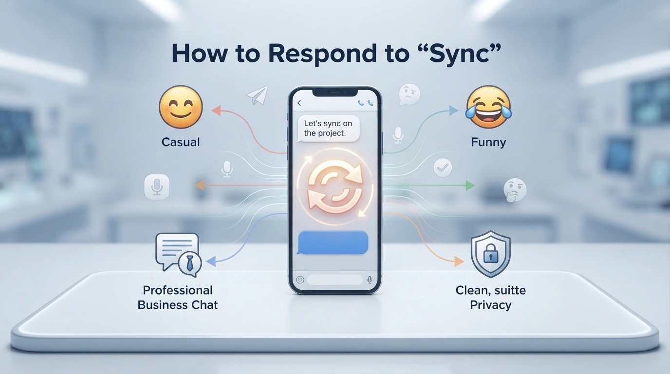 How to Respond to “Sync”