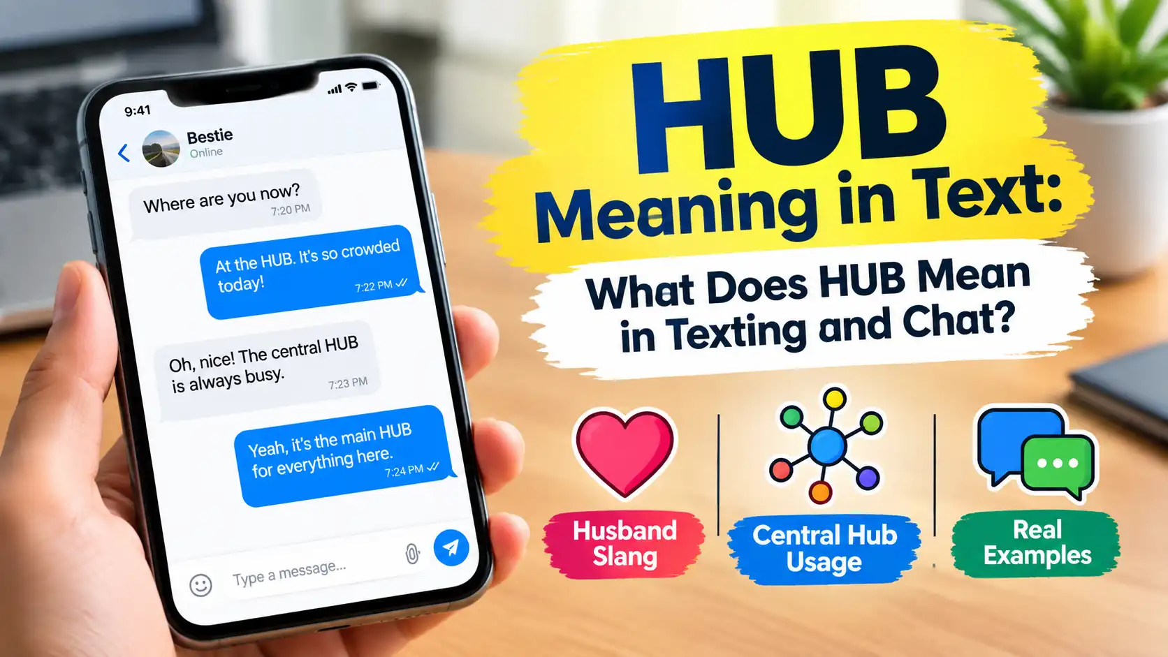 HUB Meaning in Text