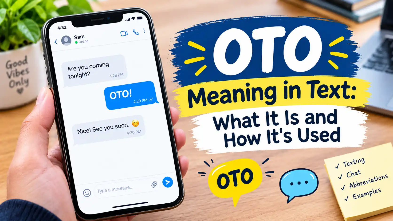 OTO Meaning In Text
