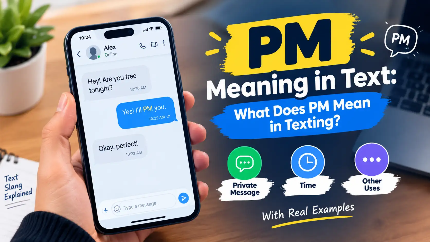 PM Meaning in Text