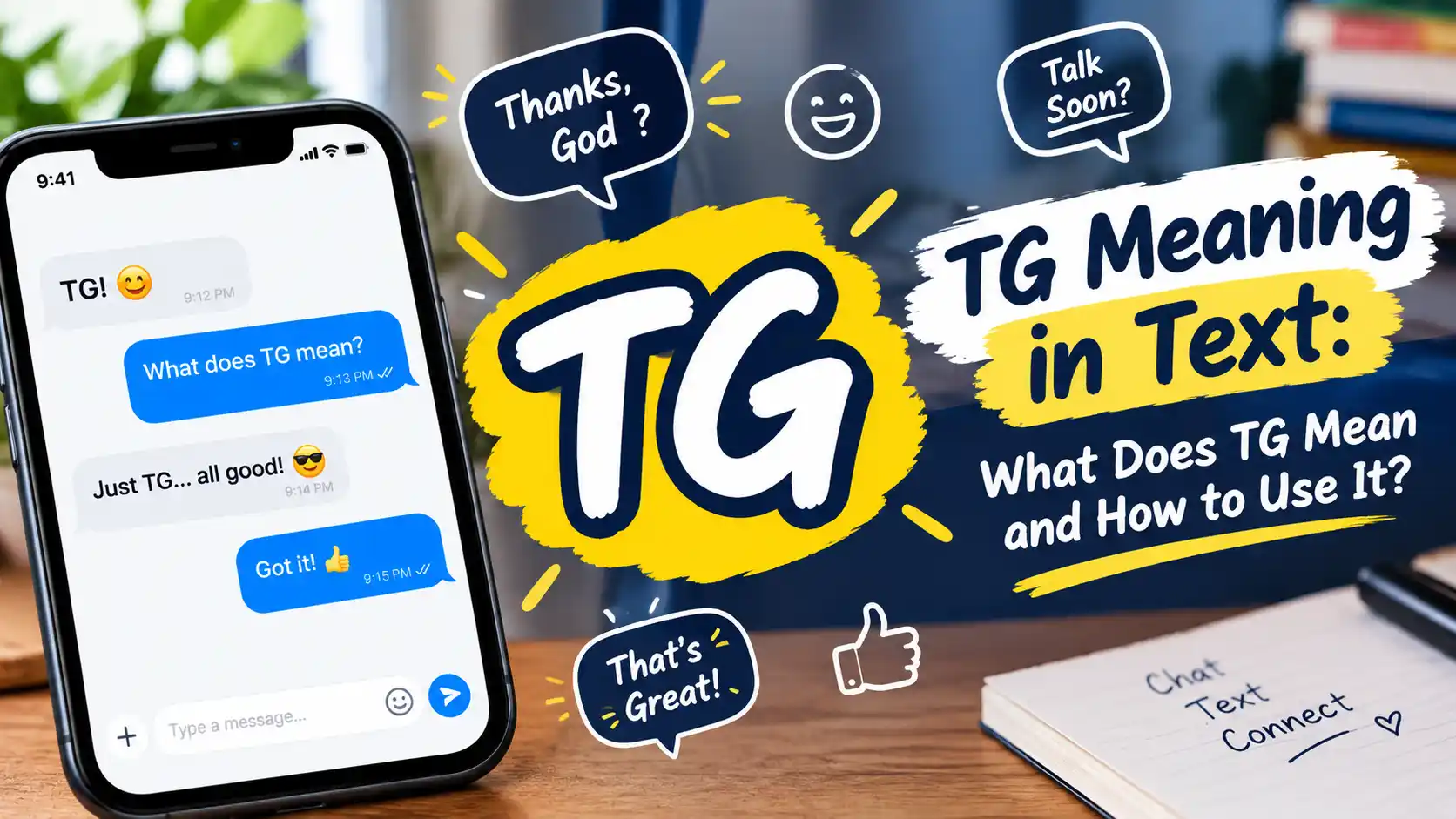 TG Meaning in Text