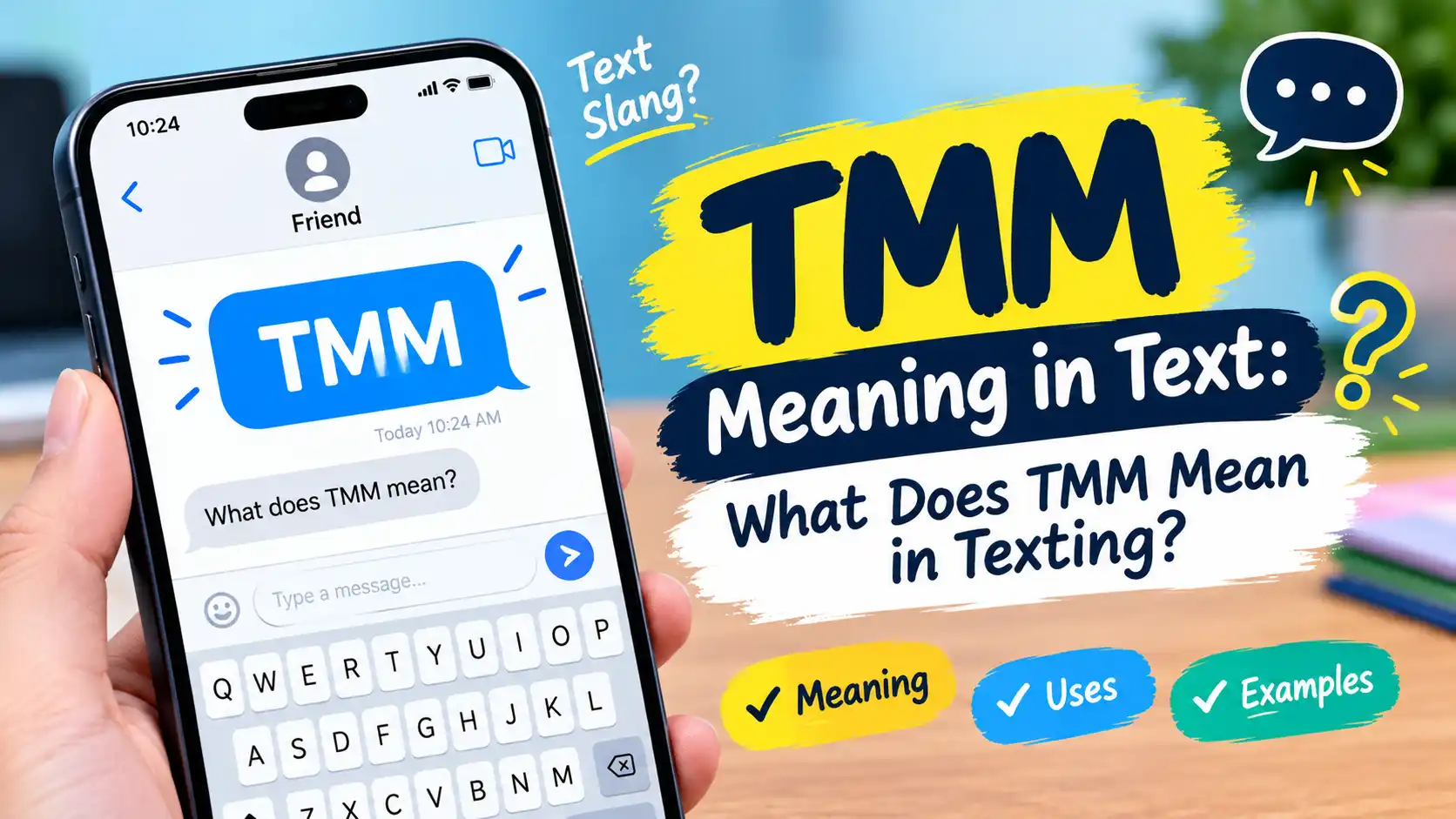 TMM Meaning In Text
