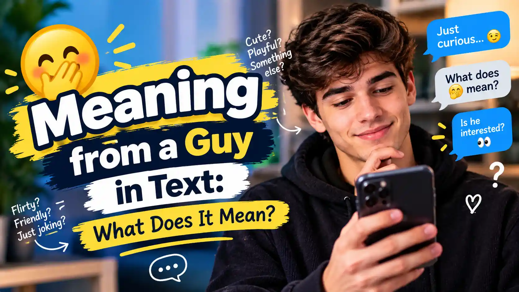 🤭 Meaning from a Guy in Text